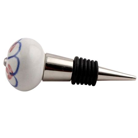 Red Season Ceramic Wine Stopper (Pack Of One Piece)